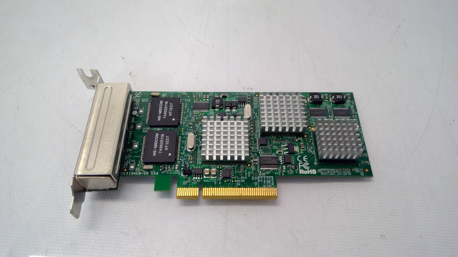 Supermicro AOC-SG-i4 Intel 82576 PCIe Quad Port Gigabit Ethernet Controller LP Supermicro AOC-SG-i4 Intel 82576 PCIe Quad Port Gigabit Ethernet Controller LP