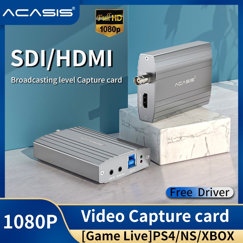 ACASIS USB-B Video Capture Card SDI HDMI 1080p60 Audio Line In Medical Use ACASIS USB-B Video Capture Card SDI HDMI 1080p60 Audio Line In Medical Use