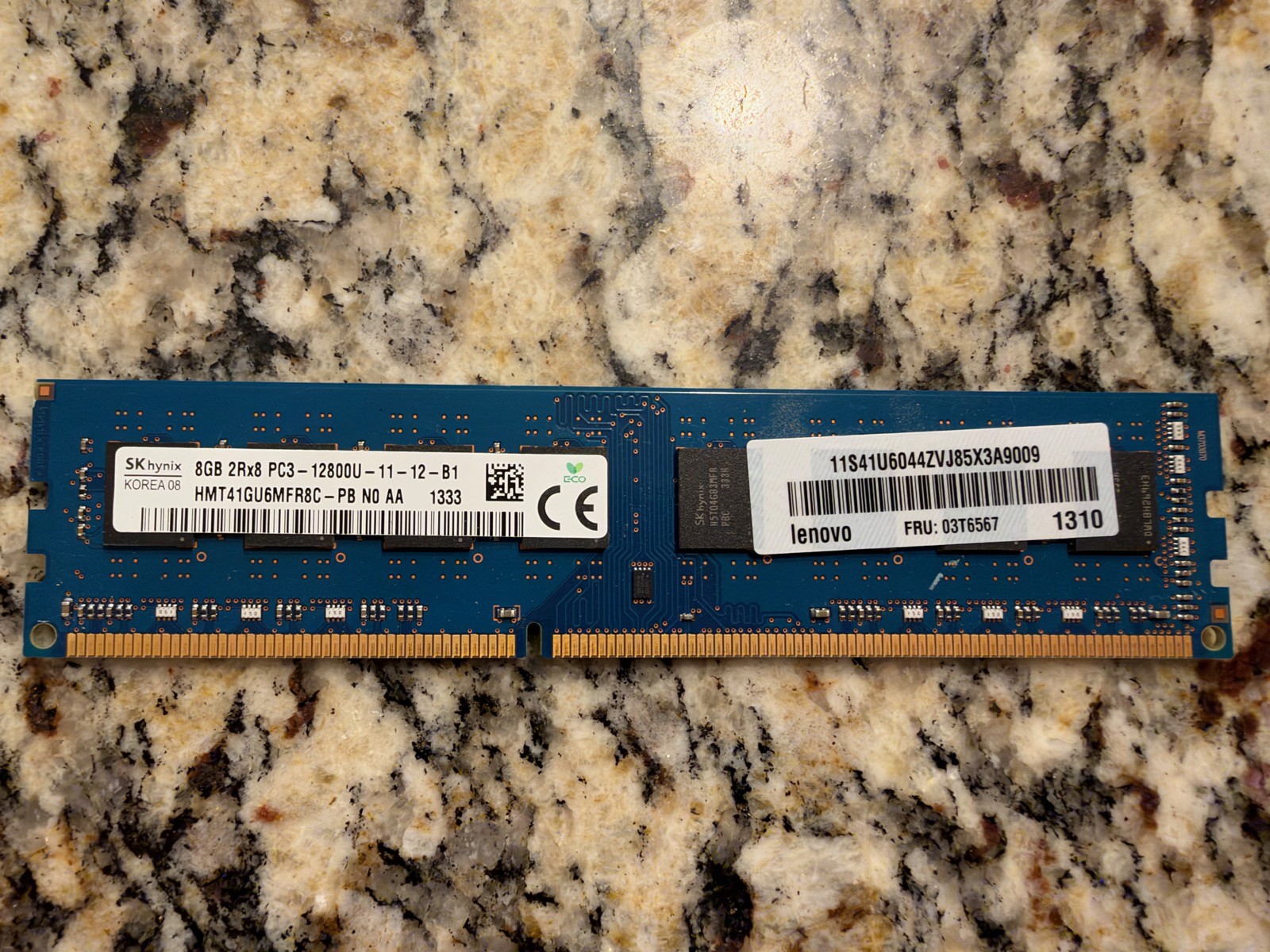 Lot of 12 DDR3 Desktop RAM 84GB 9x 8GB + 3x 4GB PC3-12800U Crucial SK hynix Lot of 12 DDR3 Desktop RAM 84GB 9x 8GB + 3x 4GB PC3-12800U Crucial SK hynix