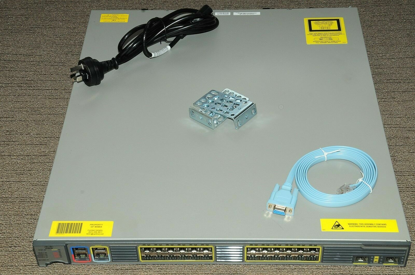 Cisco ME-3600X-24FS-M 24-Port SFP Ethernet Access Switch w/ 1xPSU 1 YEAR Wty