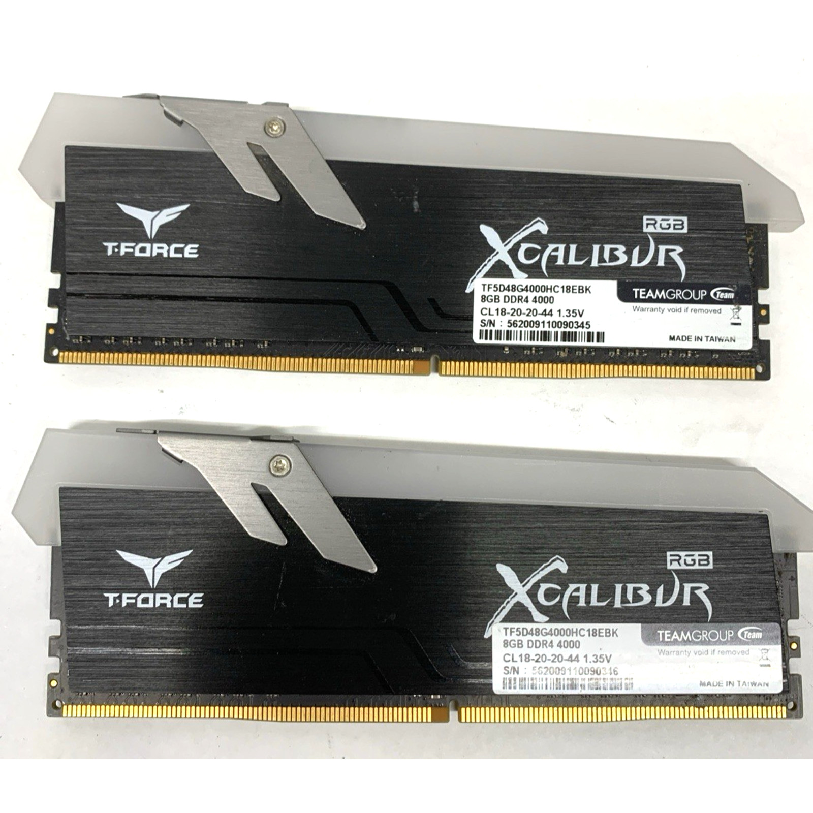 Team Group T-Force Xcalibur RGB 16GB (2x8GB) DDR4-4000 DIMM Team Group T-Force Xcalibur RGB 16GB (2x8GB) DDR4-4000 DIMM