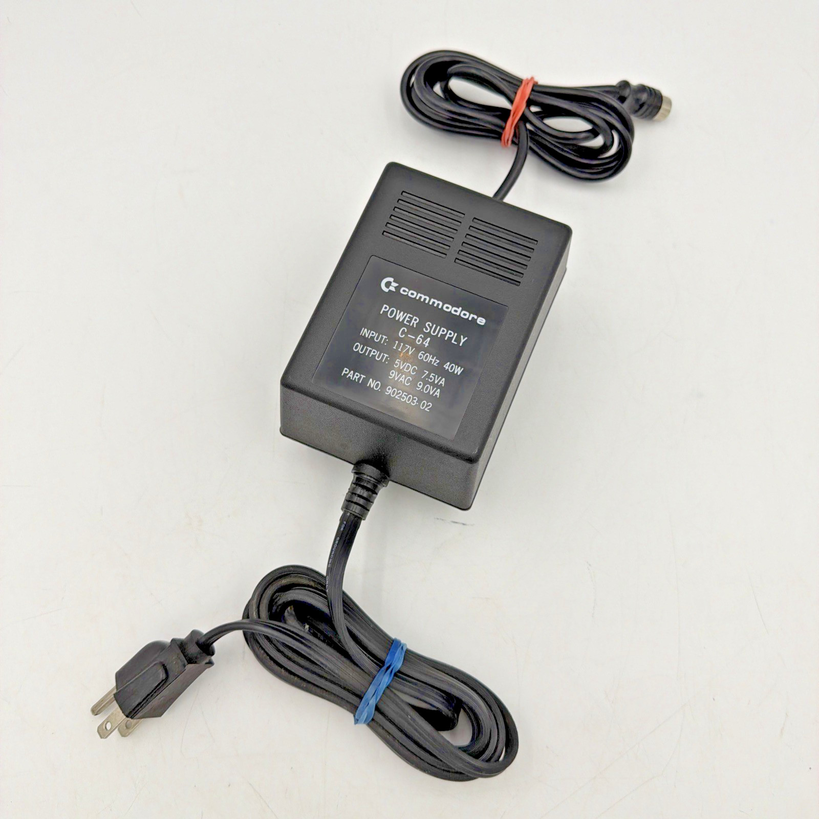 VTG Commodore 64 OEM Power Supply P/N 902503-02 Computer 7 Pin TESTED & WORKING VTG Commodore 64 OEM Power Supply P/N 902503-02 Computer 7 Pin TESTED & WORKING