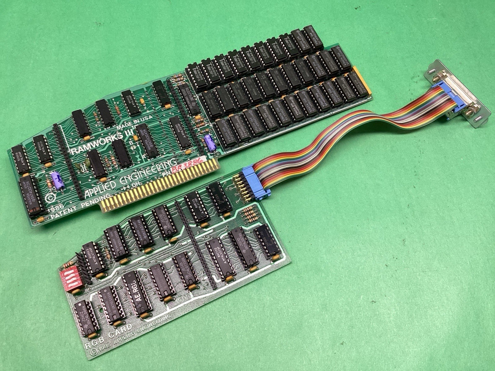 Apple IIe RamWorks III Memory Expansion Card 1MB ? + RGB Card - UNTESTED Apple IIe RamWorks III Memory Expansion Card 1MB ? + RGB Card - UNTESTED