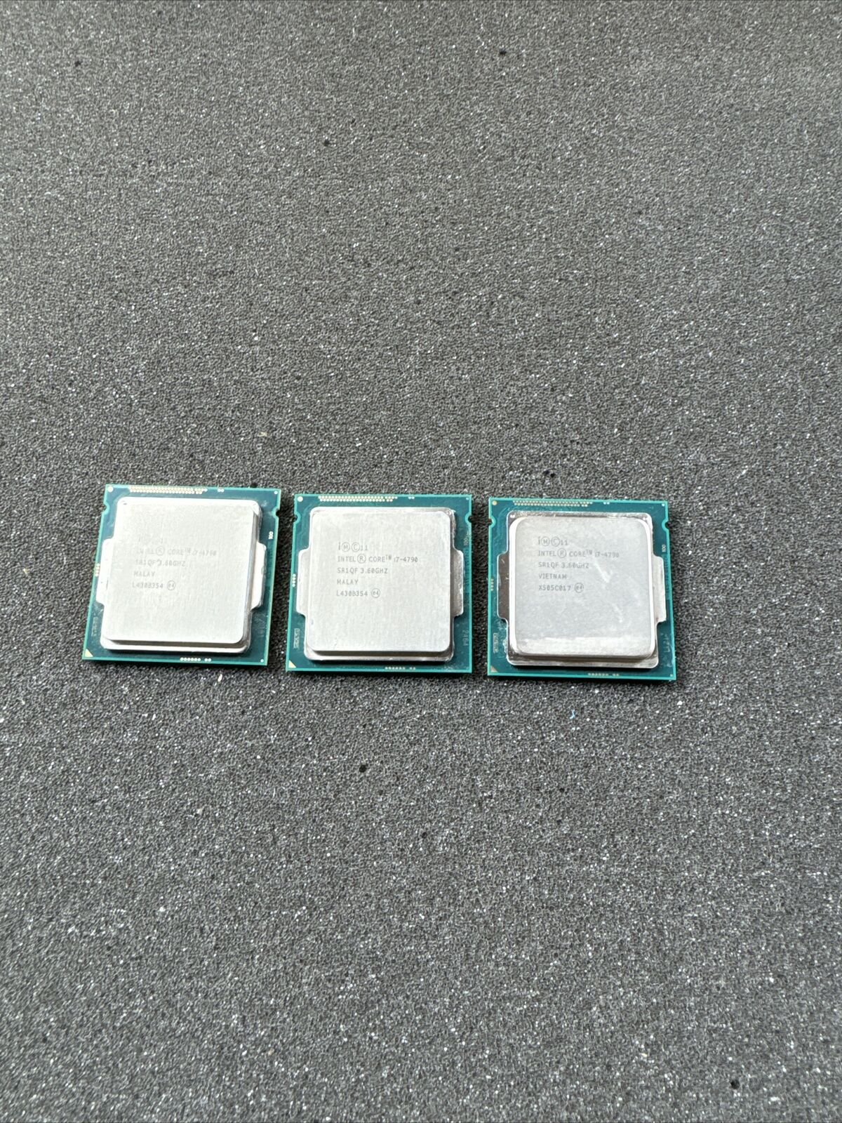Lot of 3 Intel Core i7-4790 3.60ghz LGA1150 SR1QF Processor