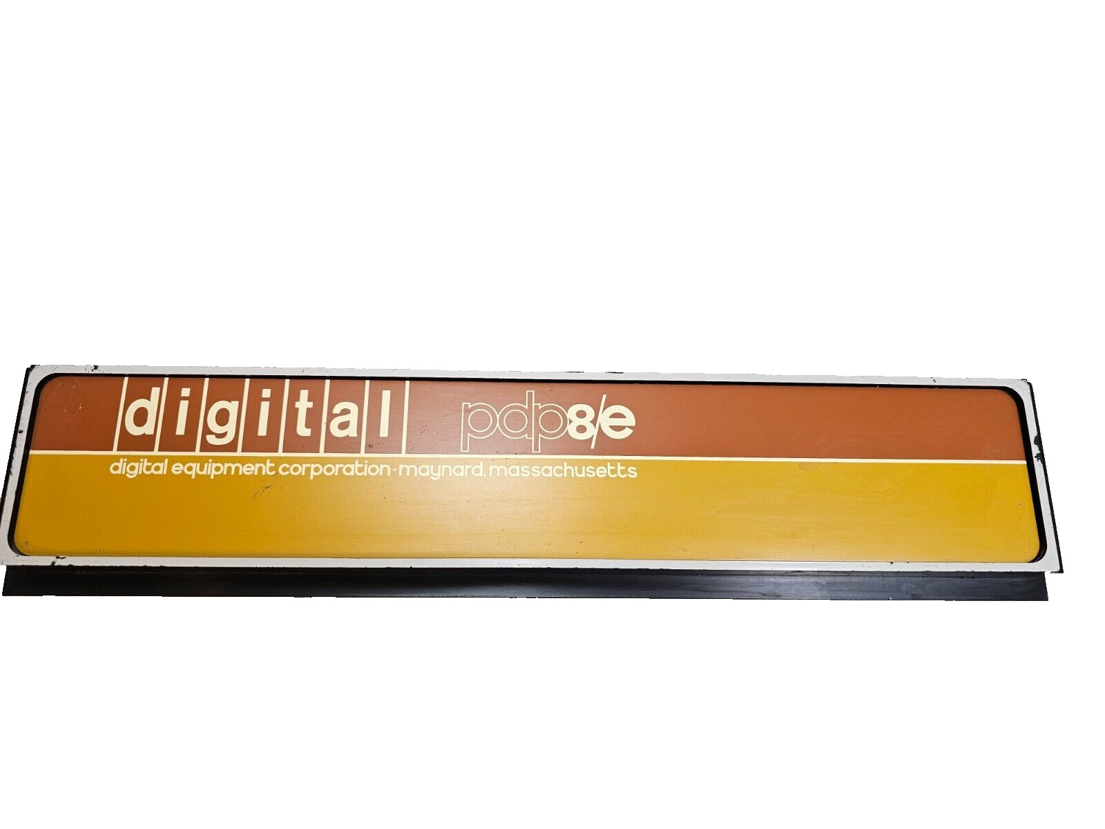 Vintage Digital Equipment DEC PDP8/E Front Control Panel Bezel - Top Rack