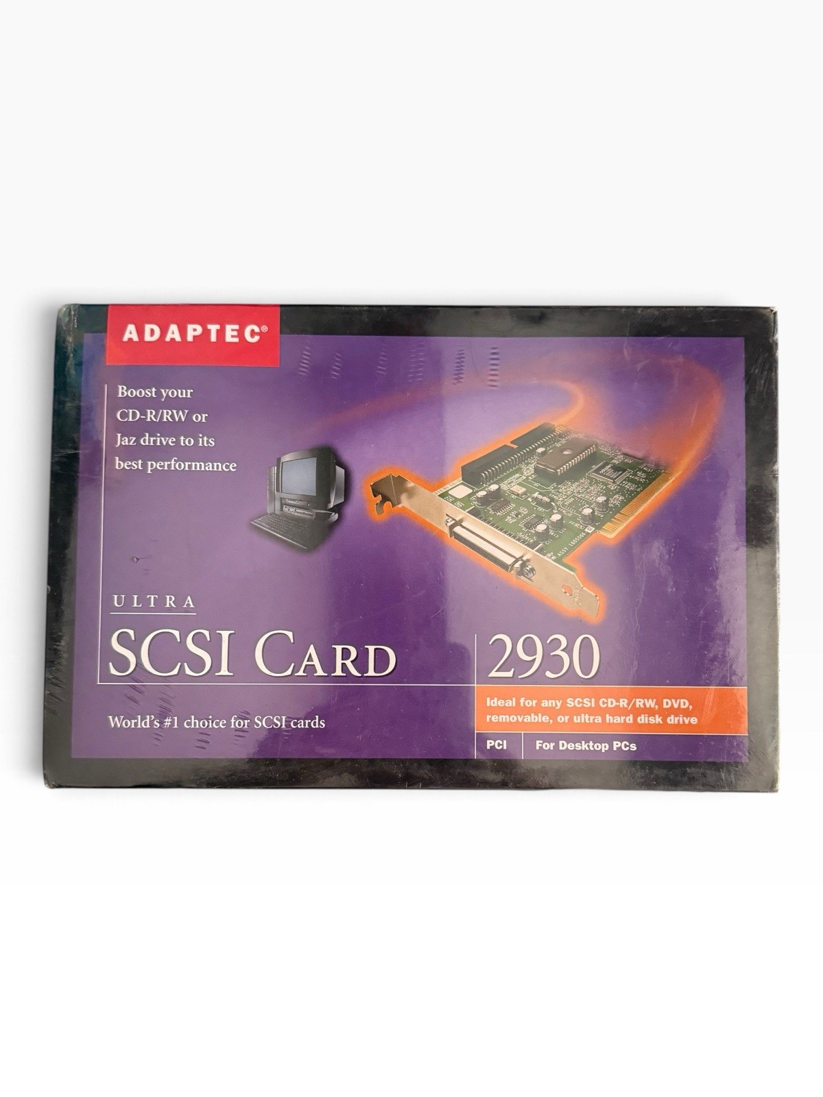 Adaptec AHA-2930U Ultra SCSI PCI Controller Card Kit New Sealed NOS Adaptec AHA-2930U Ultra SCSI PCI Controller Card Kit New Sealed NOS