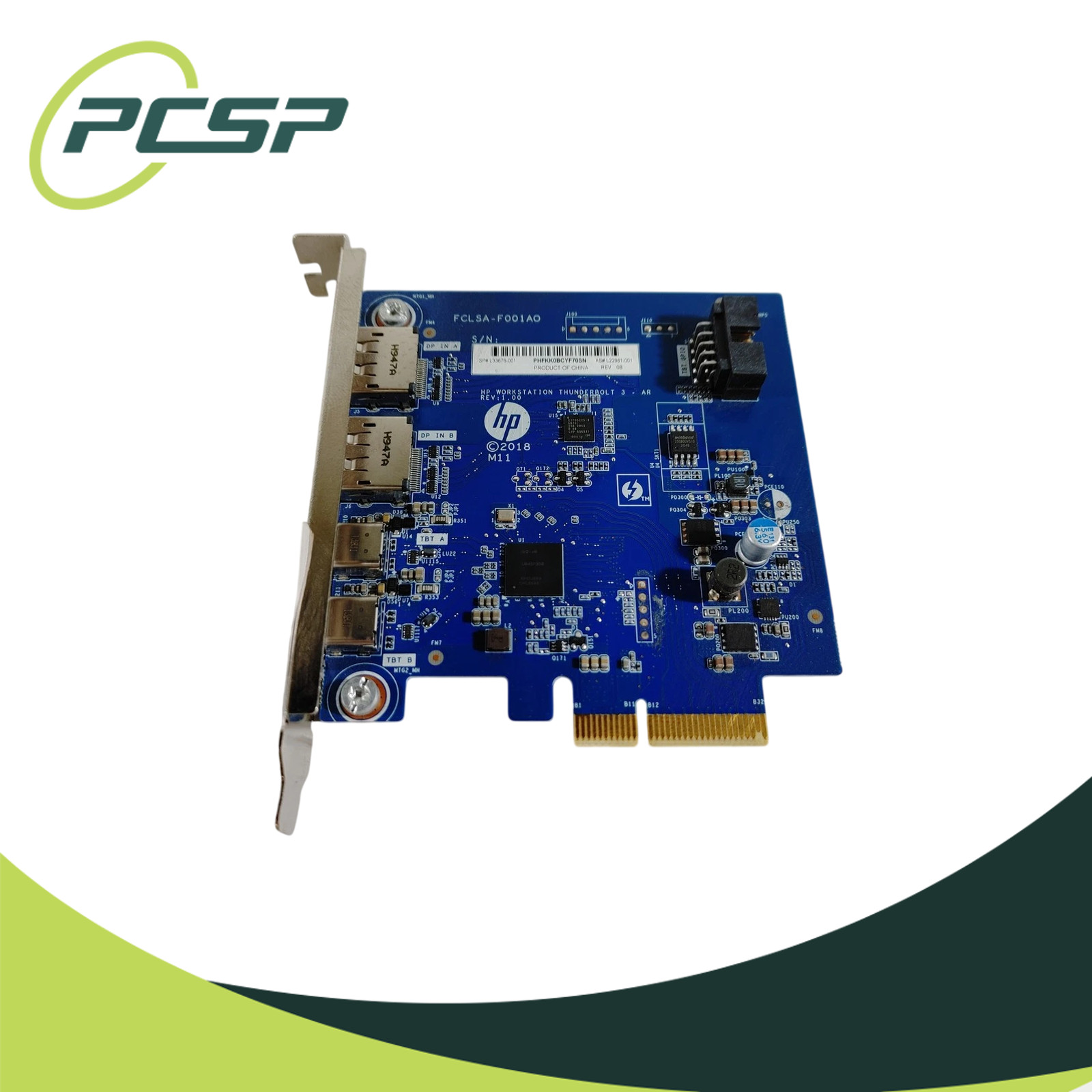 HP Thunderbolt 3 2x DP, 2x USB-C PCI-E I/O Card w/o Cable L33676-001 L89633-001 HP Thunderbolt 3 2x DP, 2x USB-C PCI-E I/O Card w/o Cable L33676-001 L89633-001