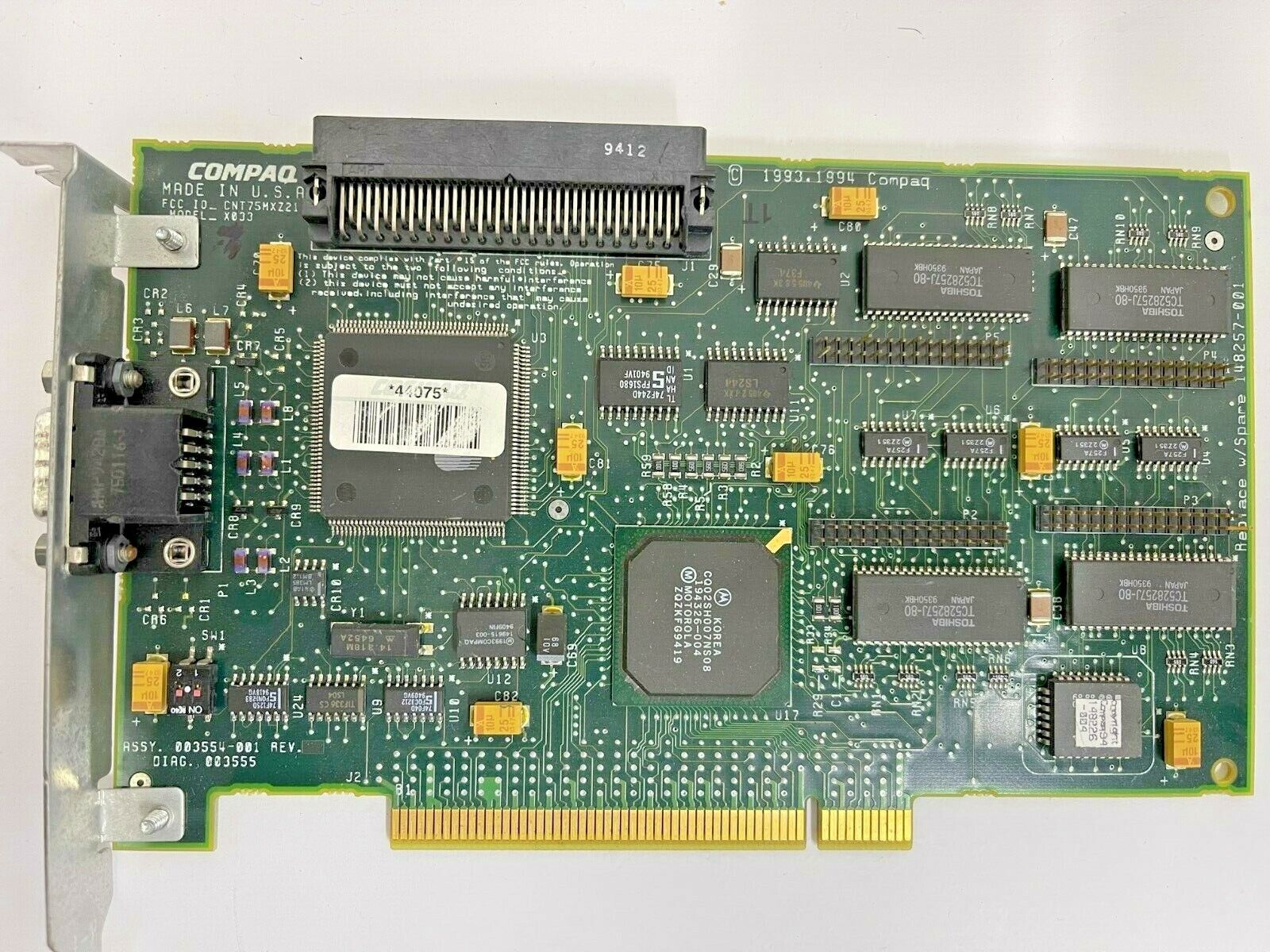 VINTAGE HP COMPAQ QVISION 1280 1 MEG PCI VGA & WIDE SCSI CONTROLLER CARD BXSC1