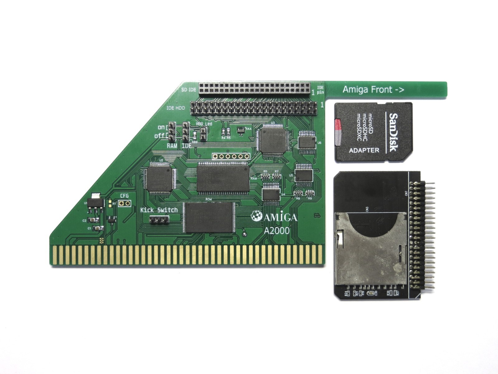 Amiga 2000 Fast RAM + IDE + Two Kickstart + IDE adapter and OS Amiga 2000 Fast RAM + IDE + Two Kickstart + IDE adapter and OS