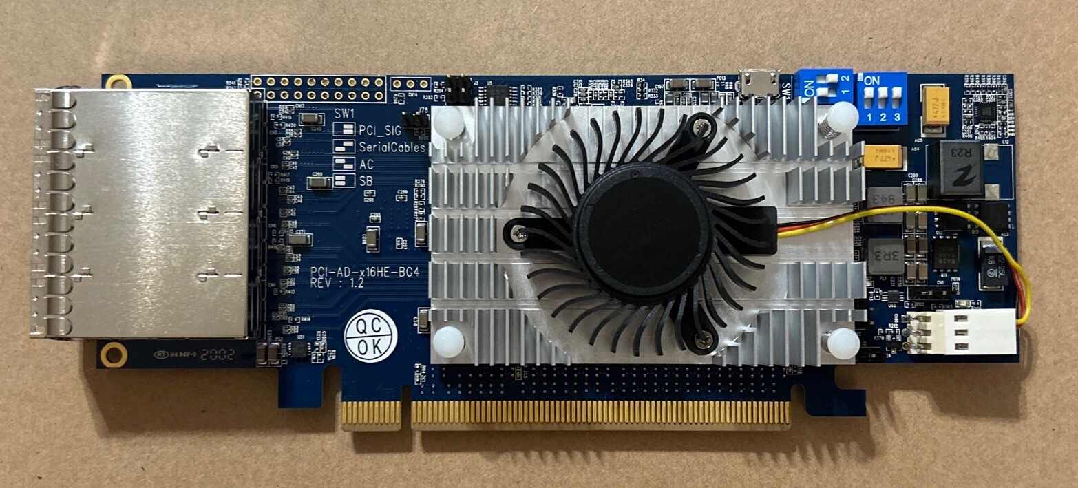 Serial Cables PCI-AD-x16HE-BG PCIE GEN4 X16 Host Card Atlas Switch SS06-0B00-00 Serial Cables PCI-AD-x16HE-BG PCIE GEN4 X16 Host Card Atlas Switch SS06-0B00-00