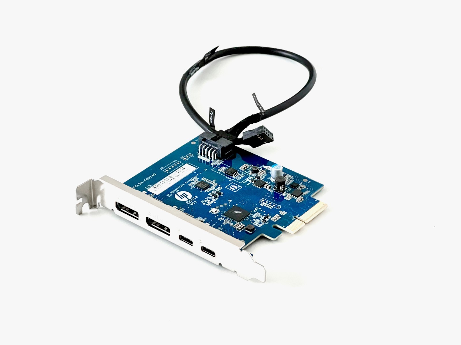 HP Z4 Z6 Z8 G4 Thunderbolt 3 PCIe Card w/cable L33676-001 L22981-001 3UU05AA HP Z4 Z6 Z8 G4 Thunderbolt 3 PCIe Card w/cable L33676-001 L22981-001 3UU05AA