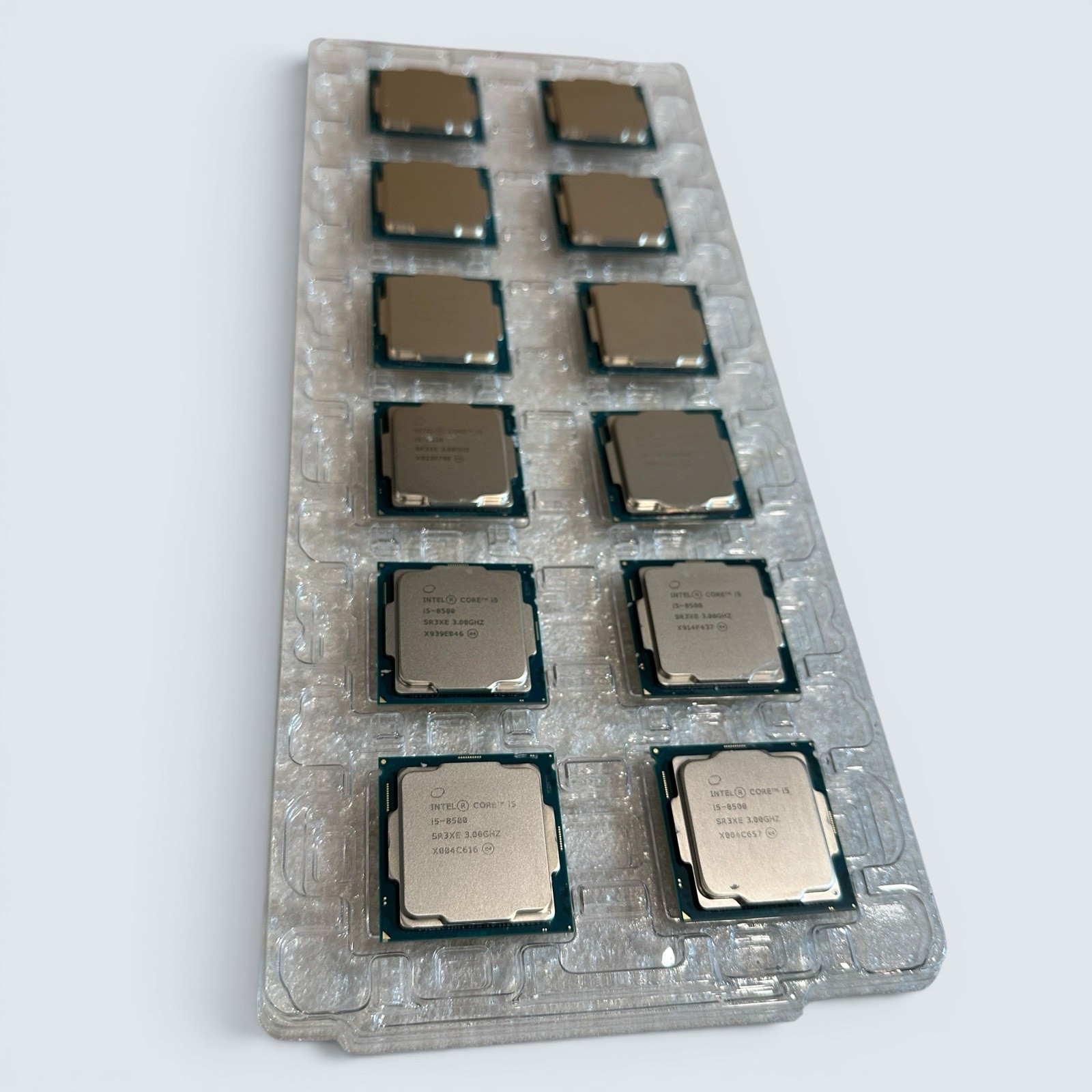 Lot Of 12pcs Intel Core i5-8500 SR3XE 3.0GHz Desktop CPU ( Tested Working ) Lot Of 12pcs Intel Core i5-8500 SR3XE 3.0GHz Desktop CPU ( Tested Working )