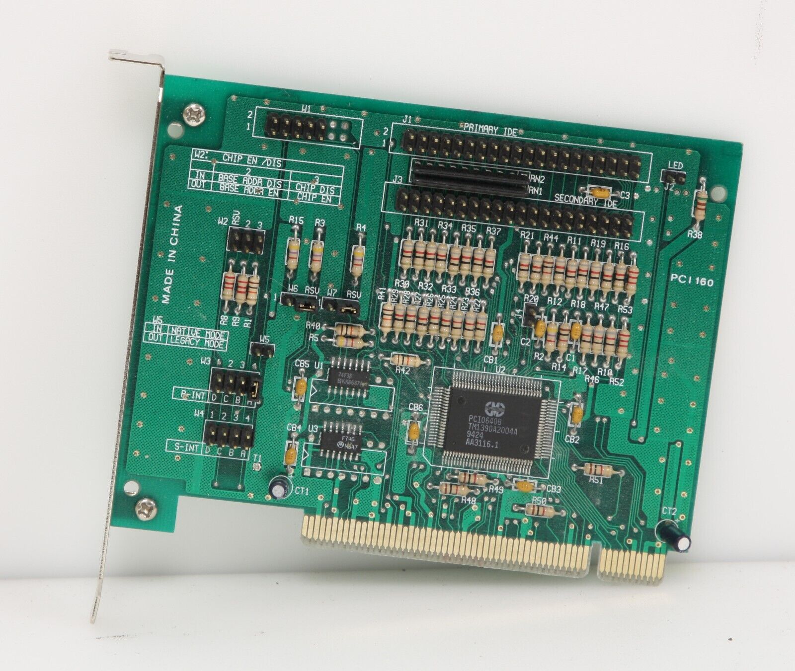 Vintage CMD Tech PCI0640B TM1390A2004A PCI Controller 2 Channels.