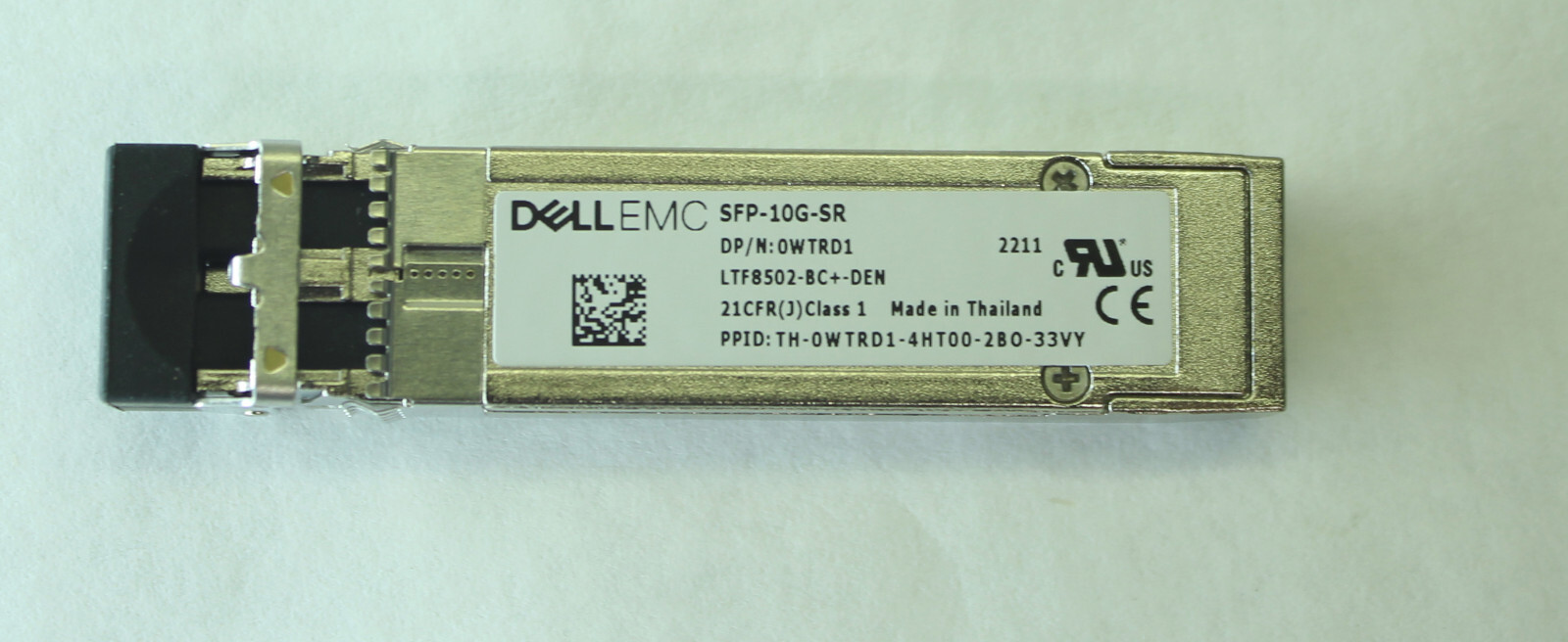 DELL SFP-10G-SR LTF8502-BC+-DEN SFP+ Optical Transceiver 0WTRD1 DELL SFP-10G-SR LTF8502-BC+-DEN SFP+ Optical Transceiver 0WTRD1
