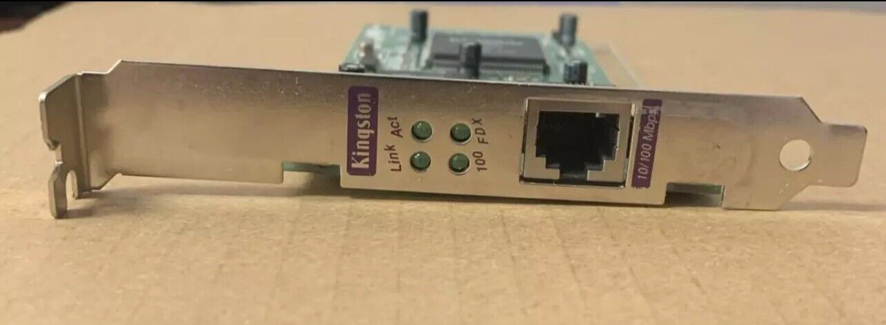 Kingston Technology KNE110TX/100B Fast PCI Wired Ethernet Adapter Network Card
