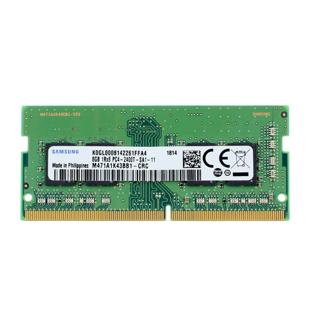 New Samsung 8GB DDR4 2400MHZ PC4-19200 Laptop SODIMM Memory Ram M471A1K43BB1-CRC