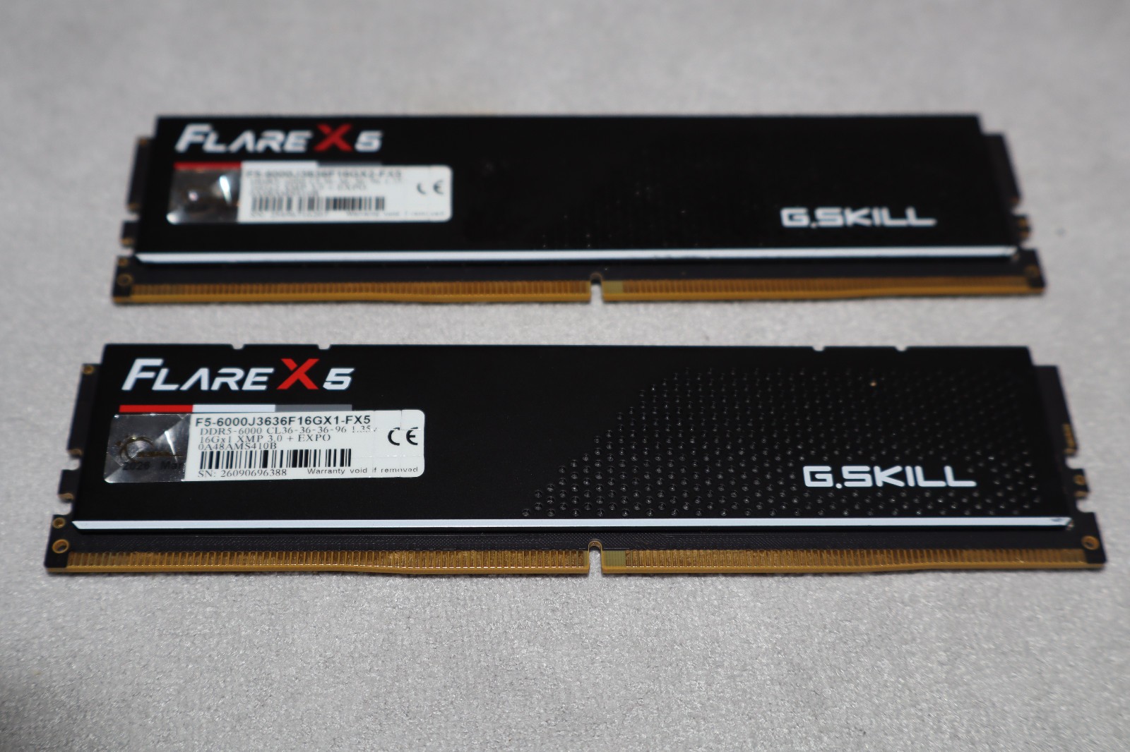 G.Skill Flare X5 16GB (1 x 16GB) DDR5-6000 PC5-48000 CL36 Single Channel Desktop G.Skill Flare X5 16GB (1 x 16GB) DDR5-6000 PC5-48000 CL36 Single Channel Desktop