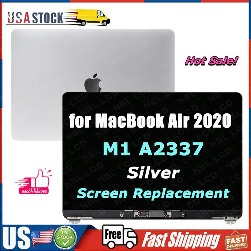 for MacBook Air A2337 2020 M1 EMC 3598 LCD Screen Display Replacement Assembly