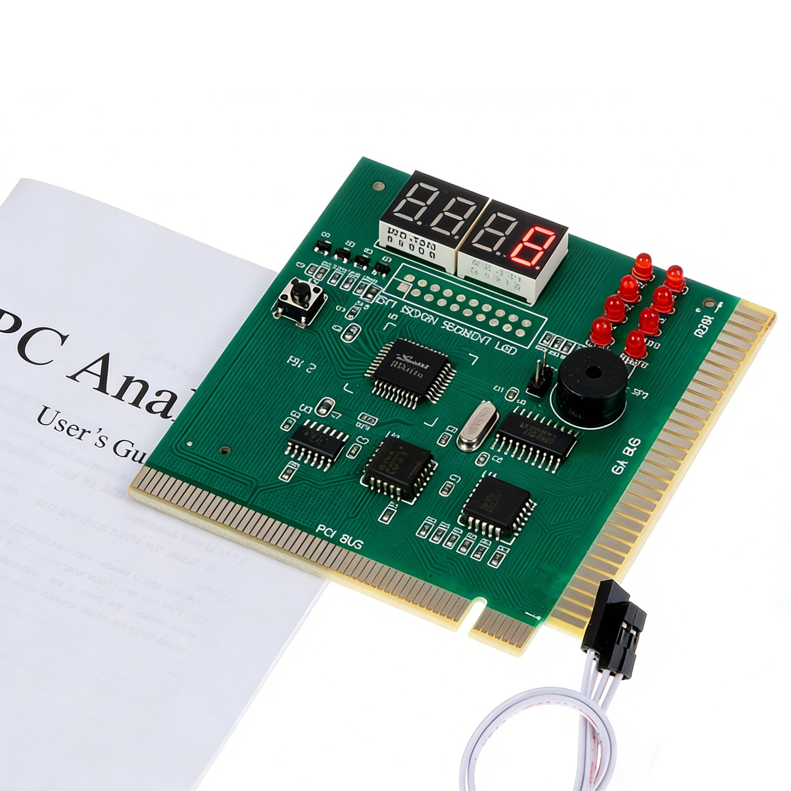PC Motherboard Analysis Diagnostic Card 4-Digit LED PCI/ISA POST Code Analyzer PC Motherboard Analysis Diagnostic Card 4-Digit LED PCI/ISA POST Code Analyzer
