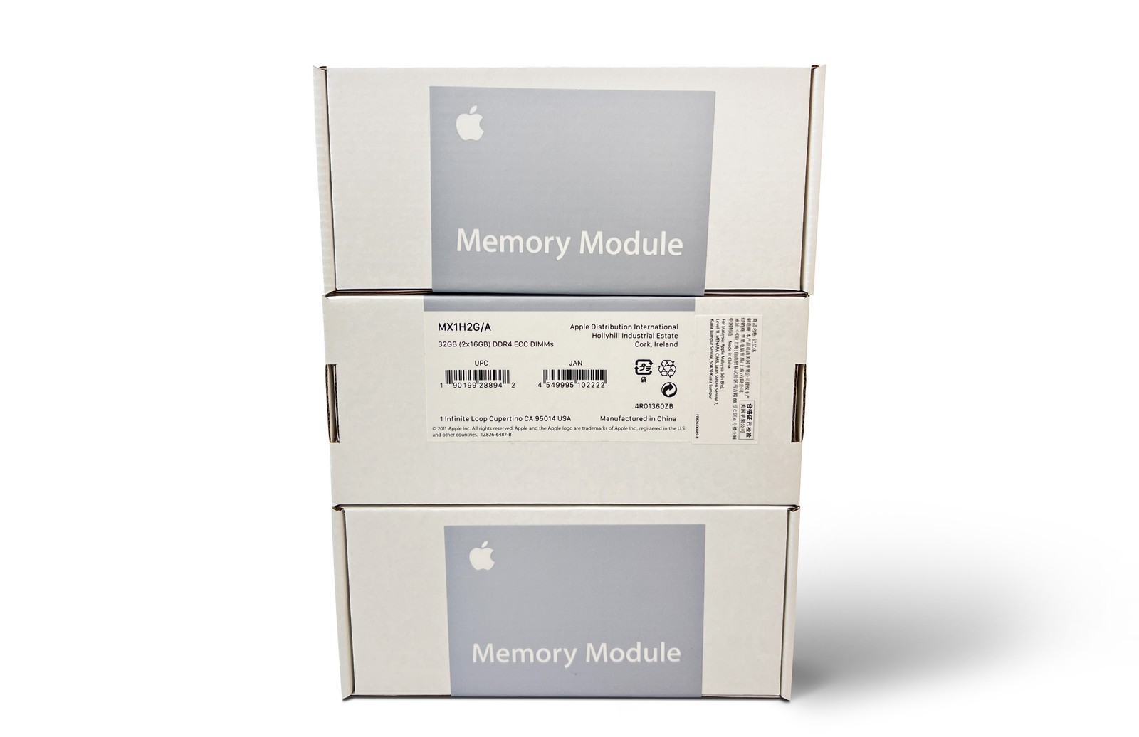 New Genuine Apple 96GB (6x16GB) DDR4 2933MHz RAM Memory Kit for Mac Pro 2019