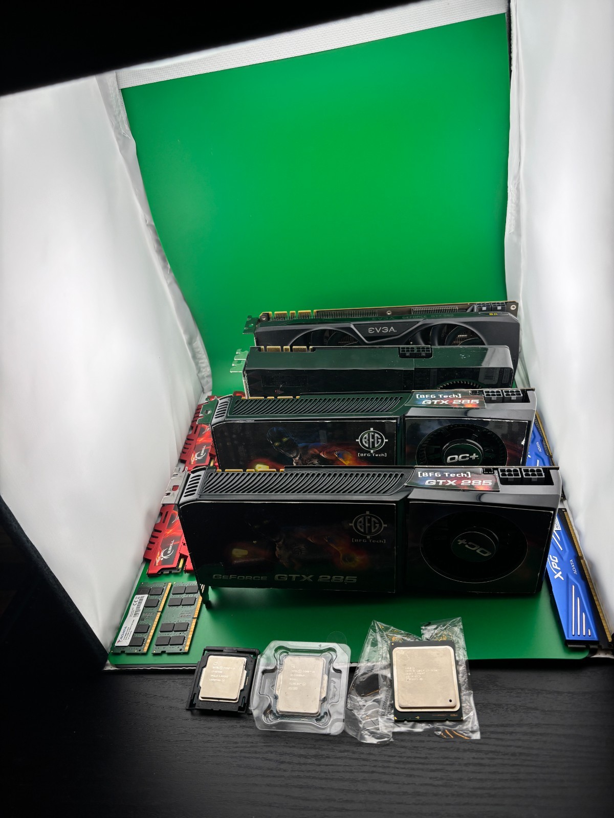 PC Components Job Lot Untested Intel i9 i7 GTX 980 760 285 GSkill Adata RAM GPU