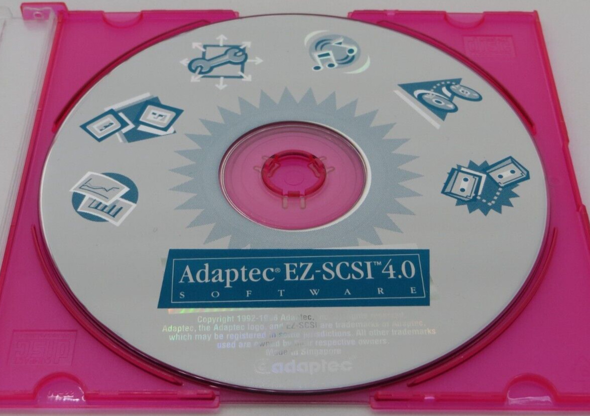 Adaptec EZ-SCSI 4.0 Software CD disc only Vintage Computer Disk
