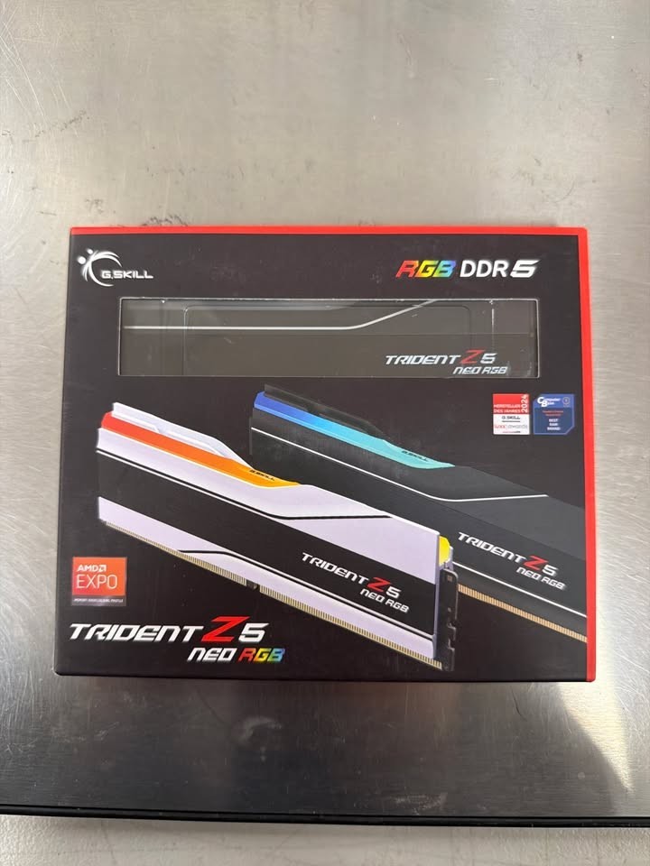 G.Skill Trident Z5 NEO RGB 32GB (2x16GB) DDR5 6000MHz F5-6000J3038F16GX2-TZ5NR G.Skill Trident Z5 NEO RGB 32GB (2x16GB) DDR5 6000MHz F5-6000J3038F16GX2-TZ5NR