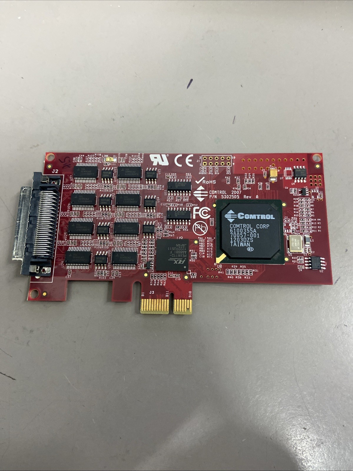5002505 Comtrol CARD ONLY PCI RocketPort Express Octa Serial Port Expansion Card 5002505 Comtrol CARD ONLY PCI RocketPort Express Octa Serial Port Expansion Card