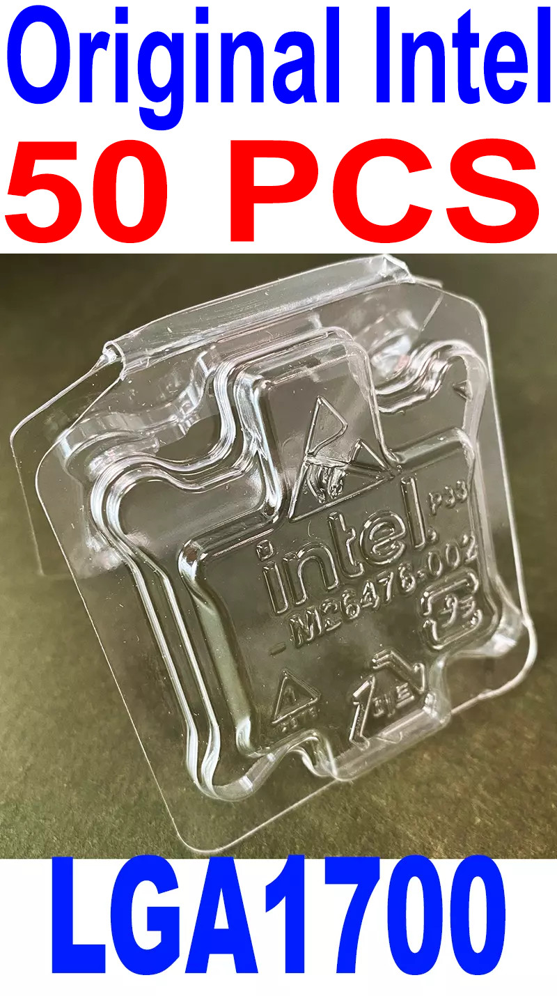 50 PCS Intel Original Clam Shell LGA1700 CPU Protective Case 50 PCS Intel Original Clam Shell LGA1700 CPU Protective Case