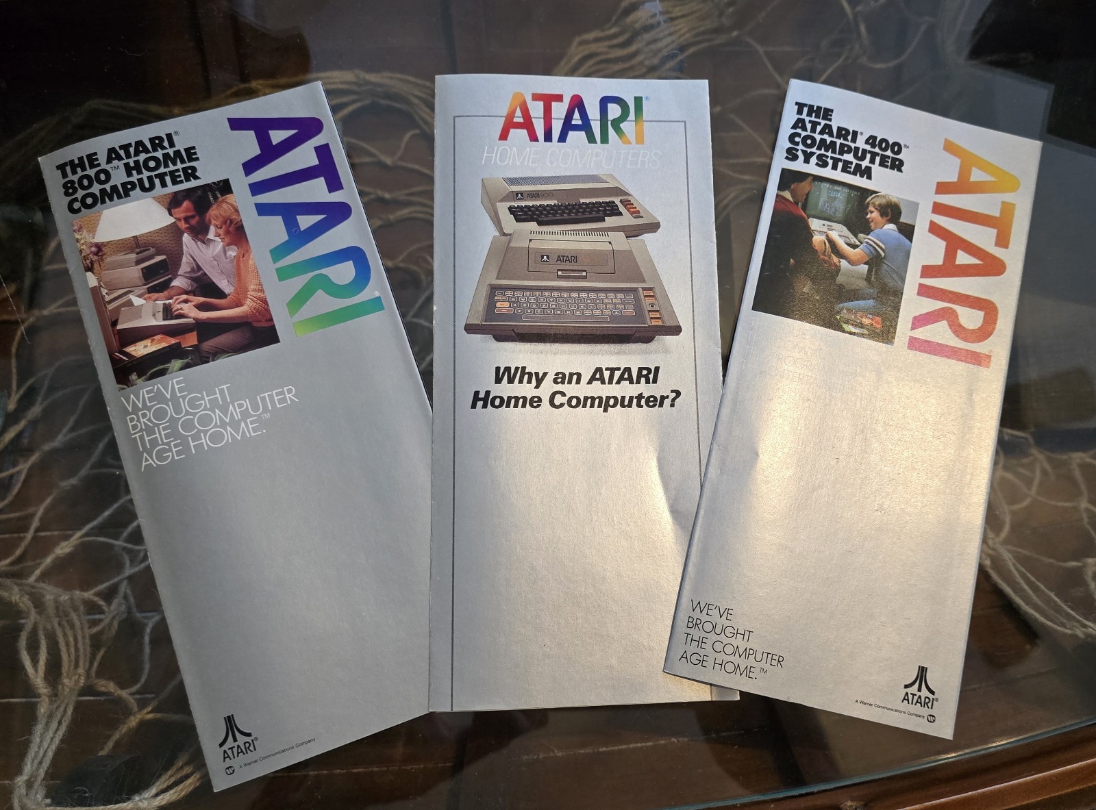 Vintage Atari 400/800 Home Computer Brochures – Set of 3 – $20 Vintage Atari 400/800 Home Computer Brochures – Set of 3 – $20