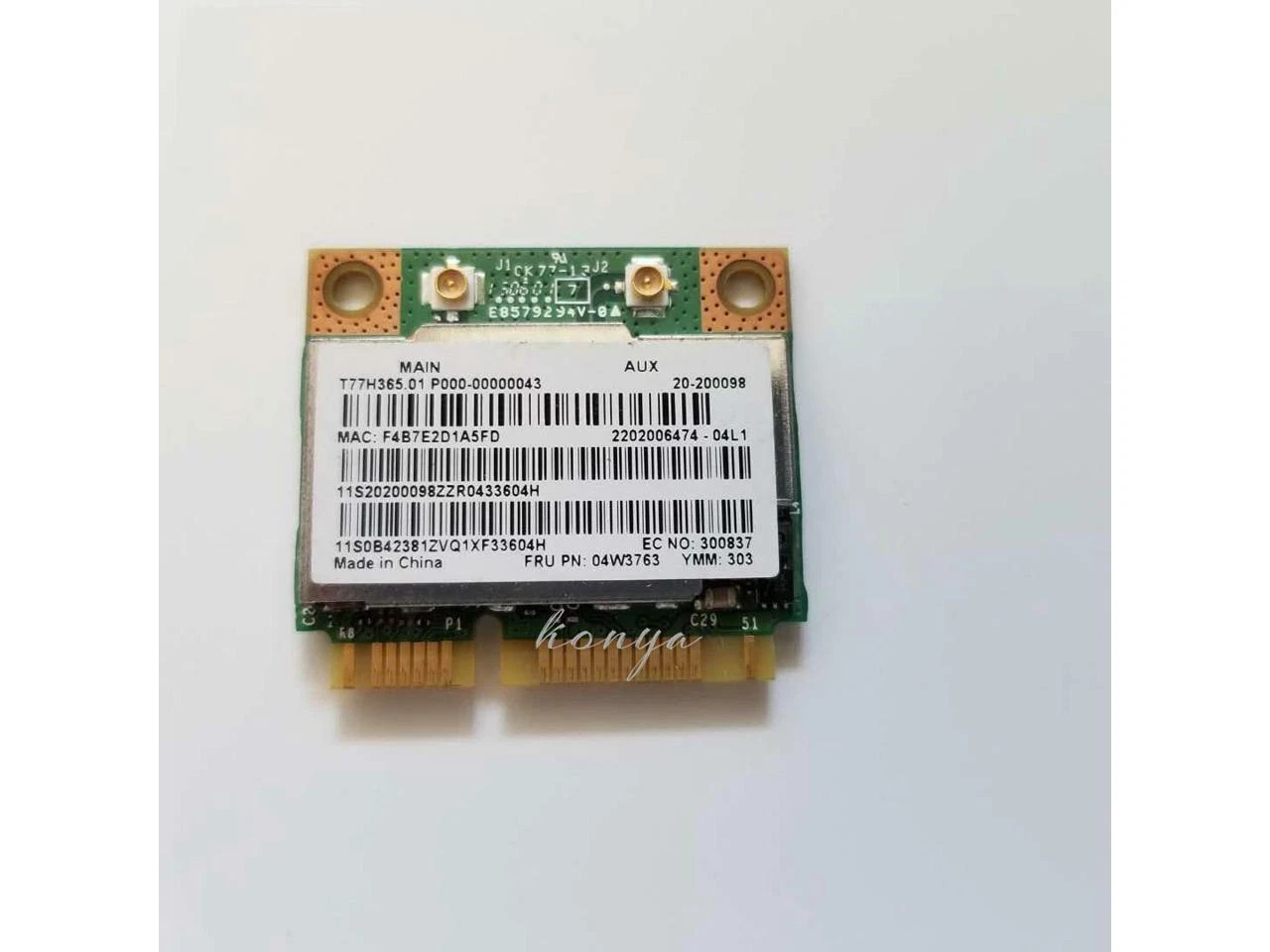 Lenovo BCM943228HMB Dual Band wifi+4.0 BT 04W3763/04W3764/04W3834/04W3835 Lenovo BCM943228HMB Dual Band wifi+4.0 BT 04W3763/04W3764/04W3834/04W3835