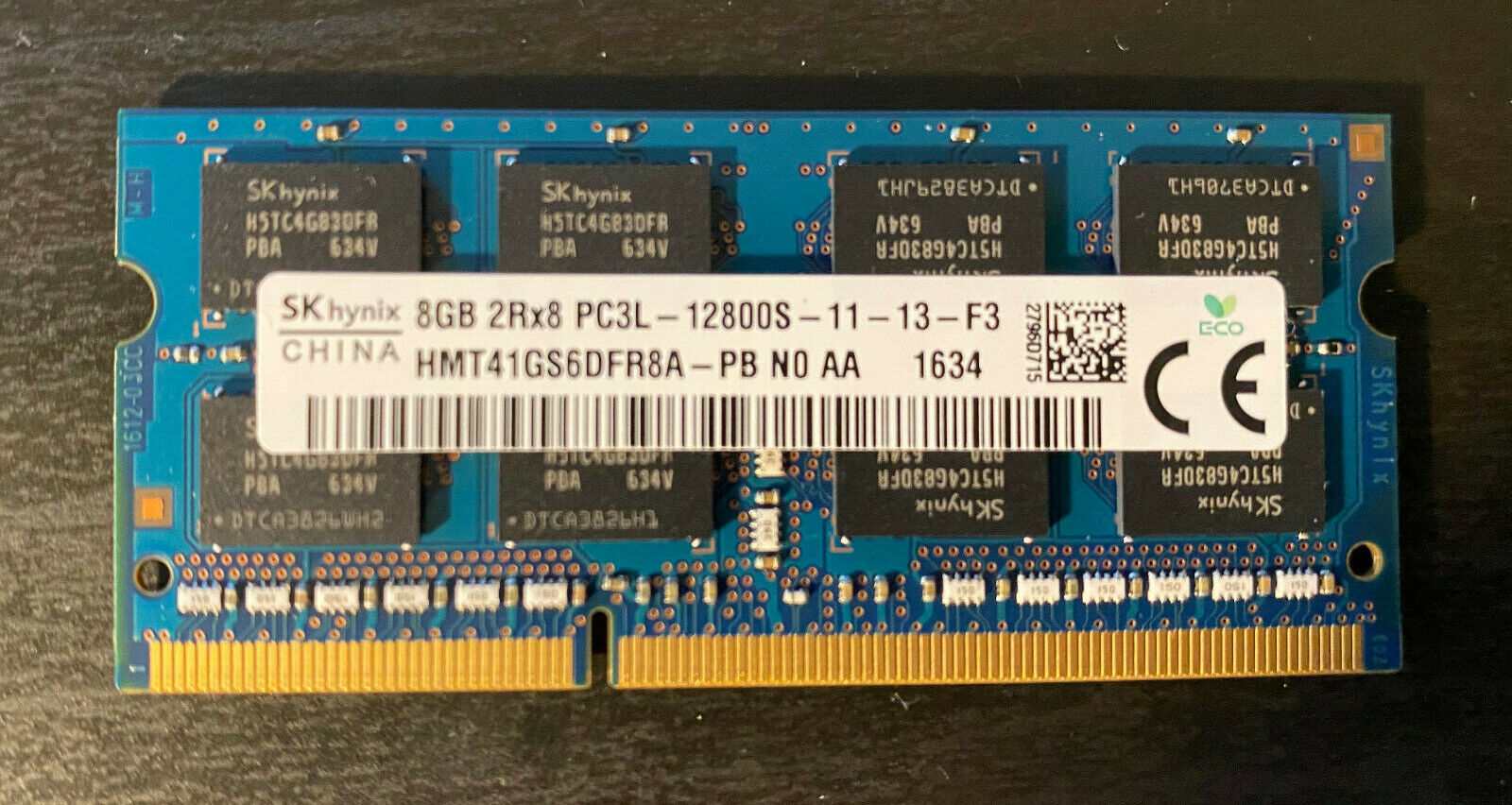 SK hynix 8GB SO-DIMM DDR3 1600 (PC3L-12800S) Memory 