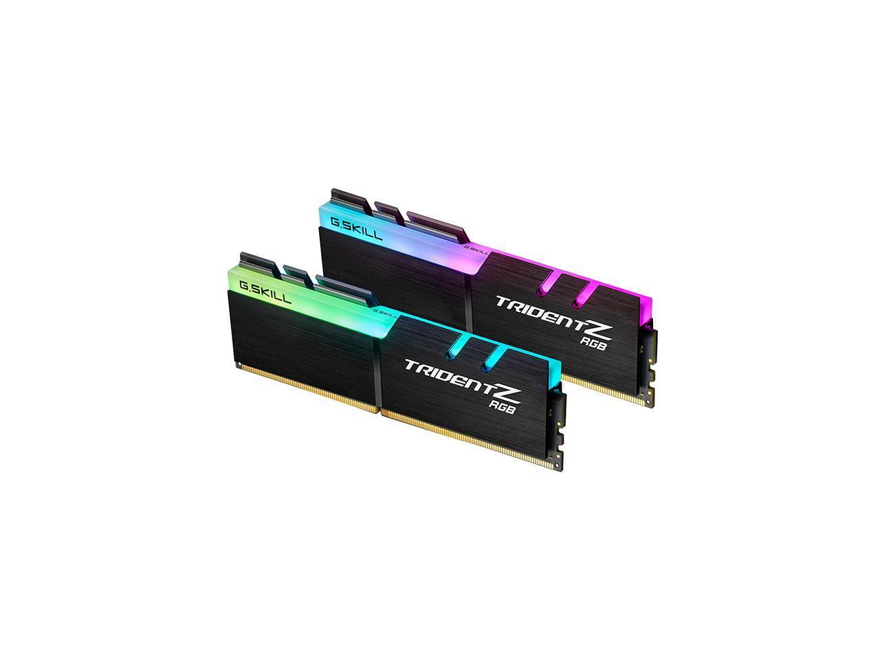 G.SKILL TridentZ RGB Series 16GB (2 x 8GB) 288-Pin PC RAM DDR4 3200 (PC4 25600) G.SKILL TridentZ RGB Series 16GB (2 x 8GB) 288-Pin PC RAM DDR4 3200 (PC4 25600)