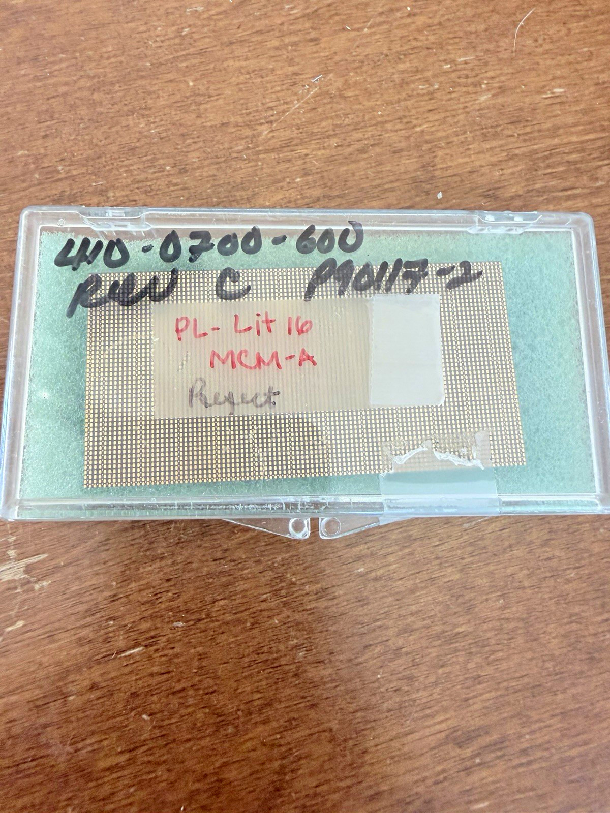 Vintage Honeywell MCM-C Substrate Board Space Aerospace R&D Test Vehicle 1990 Vintage Honeywell MCM-C Substrate Board Space Aerospace R&D Test Vehicle 1990