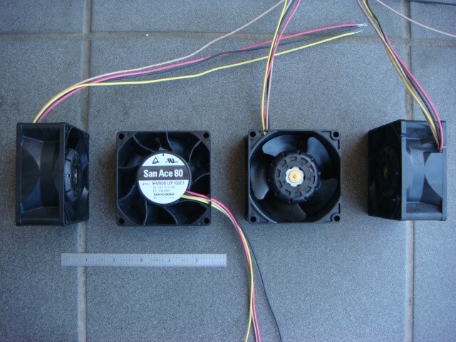 LOT of TWO (2) SANYO DENKI 9HVB0812P1G001 12V 80x80x38mm FAN's - New & Unused LOT of TWO (2) SANYO DENKI 9HVB0812P1G001 12V 80x80x38mm FAN's - New & Unused