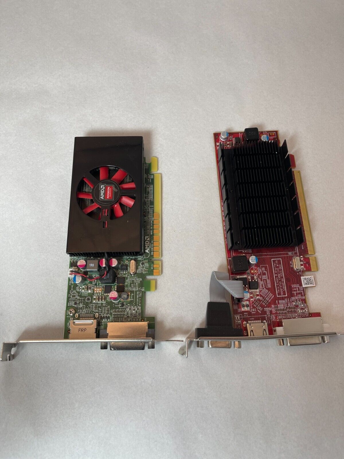 Lot of 2 Dell Radeon Video Cards PCIE