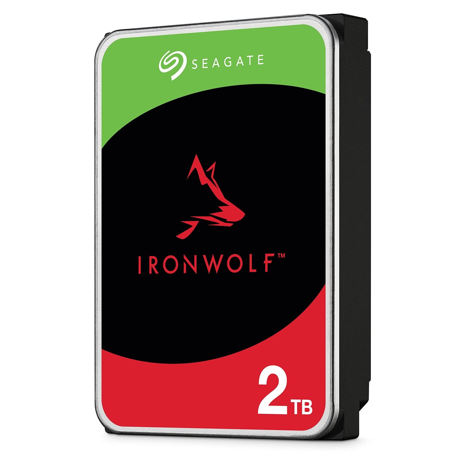 Seagate IronWolf, 2 TB, Enterprise Internal NAS HDD – CMR 3.5 Inch, SATA 6 Gb/s,