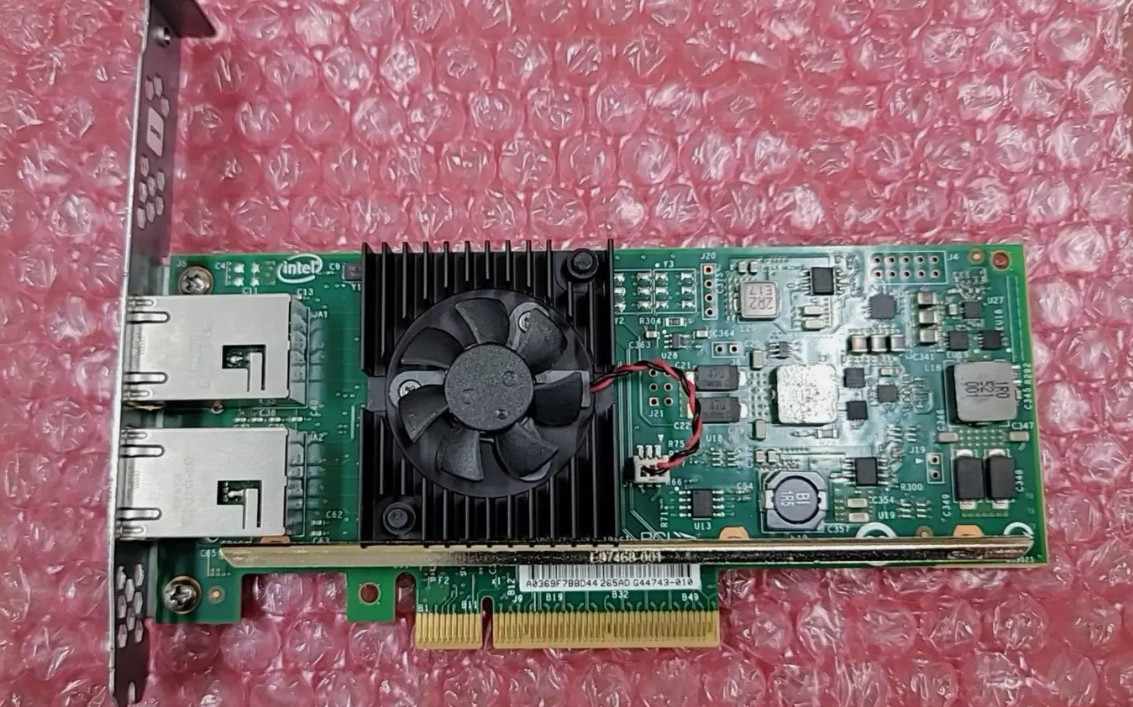 Genuine Dell/Intel X540-T2 Dual Port 10GbE Converged Network Adapter 3DFV8 Long Genuine Dell/Intel X540-T2 Dual Port 10GbE Converged Network Adapter 3DFV8 Long