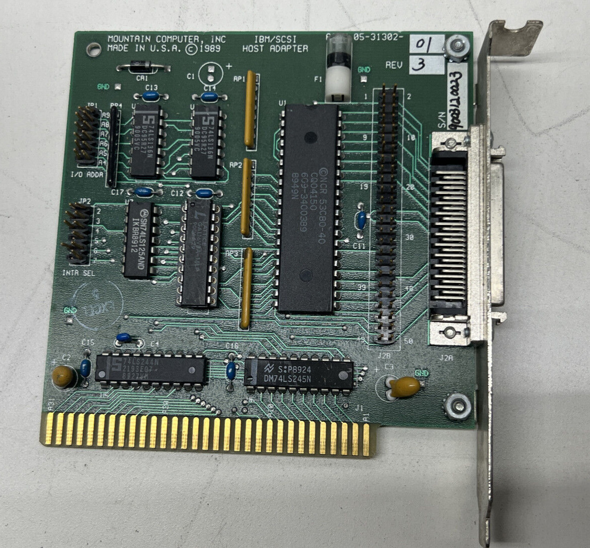 VINTAGE MOUNTAIN COMPUTER 05-31302-01 REV. 3 PC/AT SCSI HOST ADAPTER