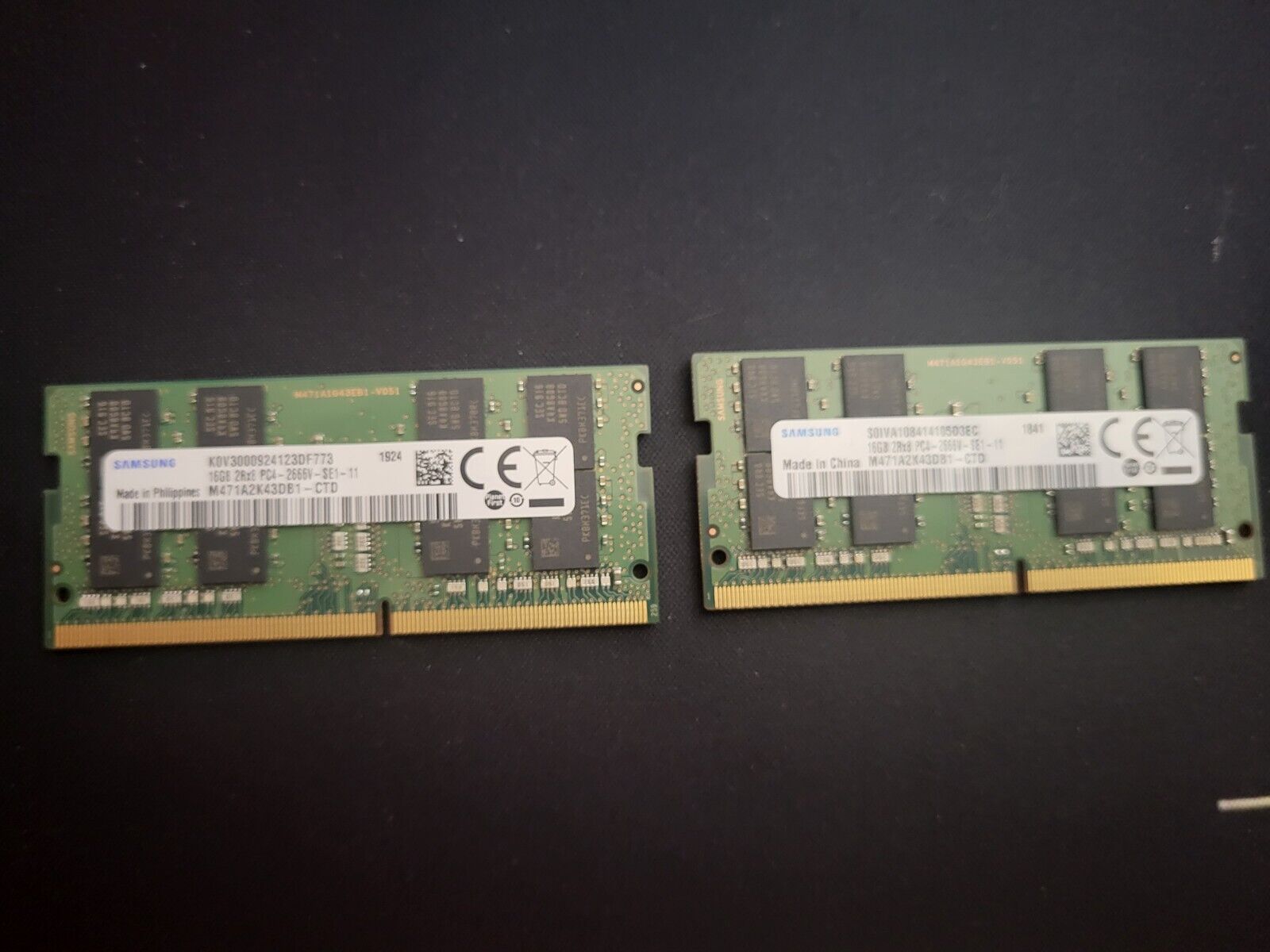 32GB RAM DDR4 PC4-2666V
