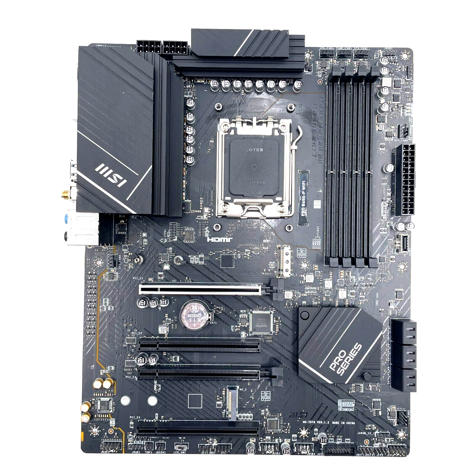 MSI PRO B650-P WiFi AMD AM5 DDR5 WiFi 6E ProSeries Motherboard