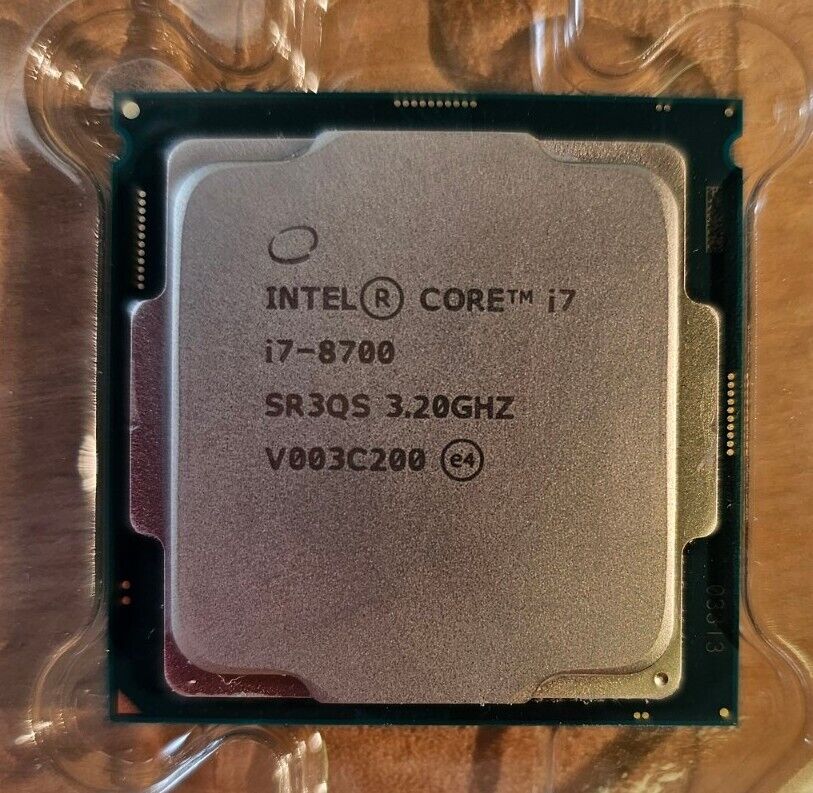 Intel Core i7-8700 Desktop CPU Processor 3.20 GHz SR3QS