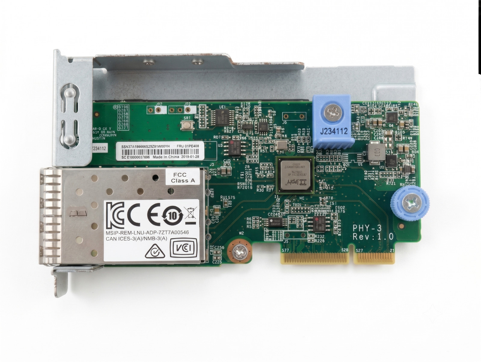 Lenovo ThinkSystem 10Gb 2-Port SFP+ LOM Adapter 7ZT7A00546 01PE408 Lenovo ThinkSystem 10Gb 2-Port SFP+ LOM Adapter 7ZT7A00546 01PE408