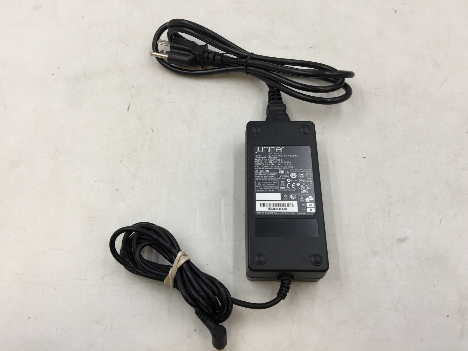 Genuine Juniper EADP-60MB B Adapter 12V 5A Power Supply FREE S/H Genuine Juniper EADP-60MB B Adapter 12V 5A Power Supply FREE S/H
