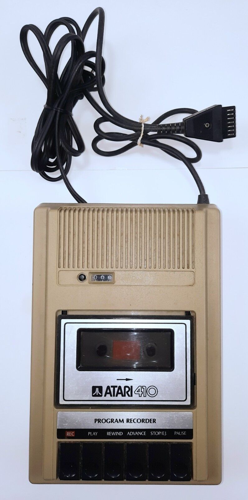 Vintage Atari 410 Program Recorder Player For Atari 8-Bit Computers As Is