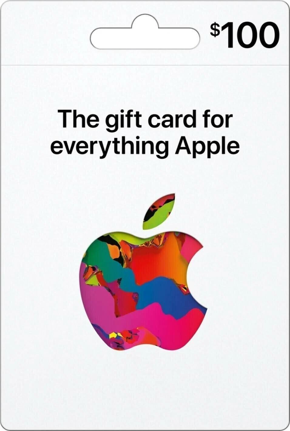 Apple $100 Gift Card, Physical Card, Apple $100 Gift Card, Physical Card,