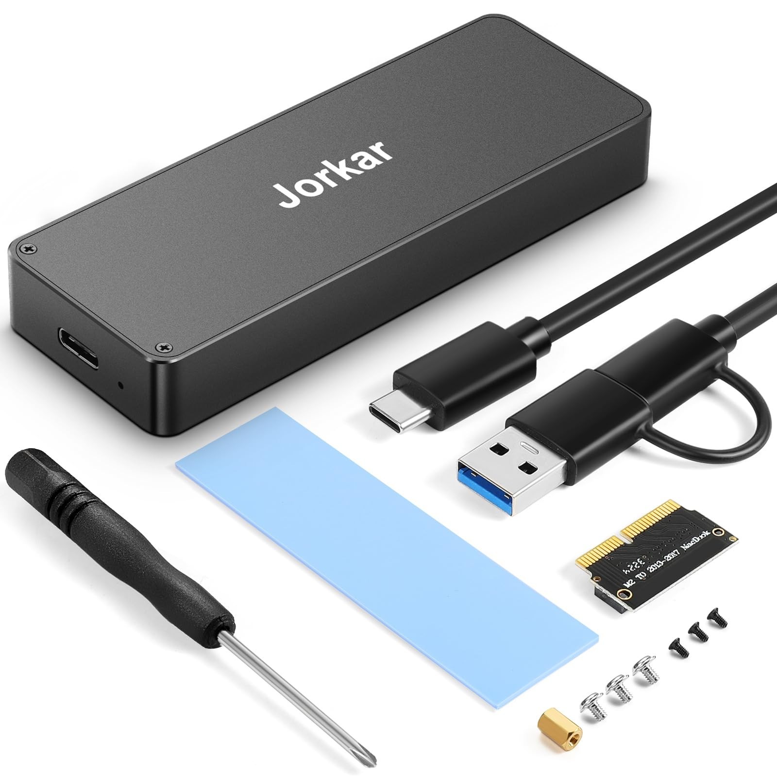 External SSD Enclosure USB-C 3.2 PCIe for 12+16 Pin MacBook Air A1466 A1465 A... External SSD Enclosure USB-C 3.2 PCIe for 12+16 Pin MacBook Air A1466 A1465 A...