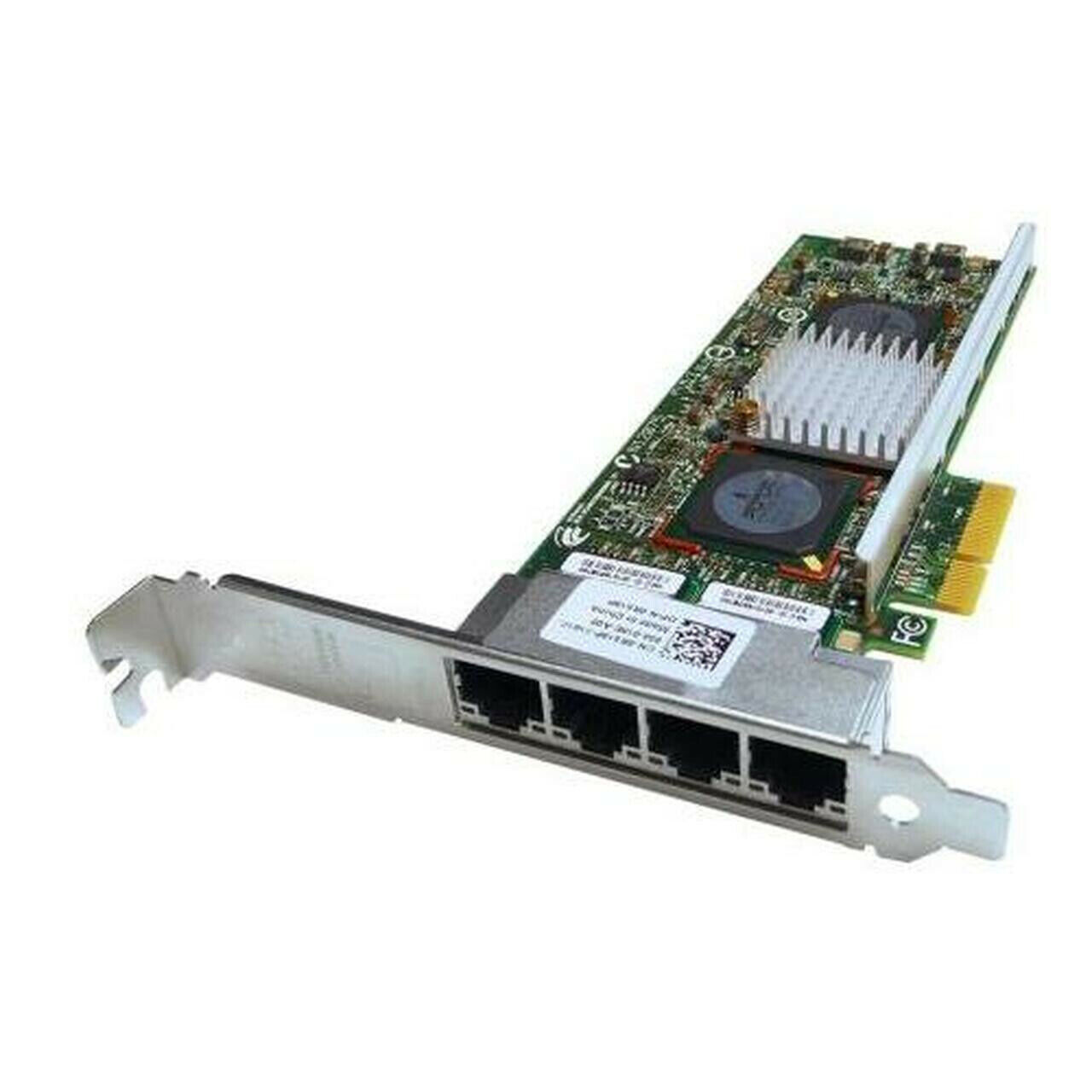 Dell Broadcom Quad Port 5709 Gigabit PCIe Network Card Server 0R519P
