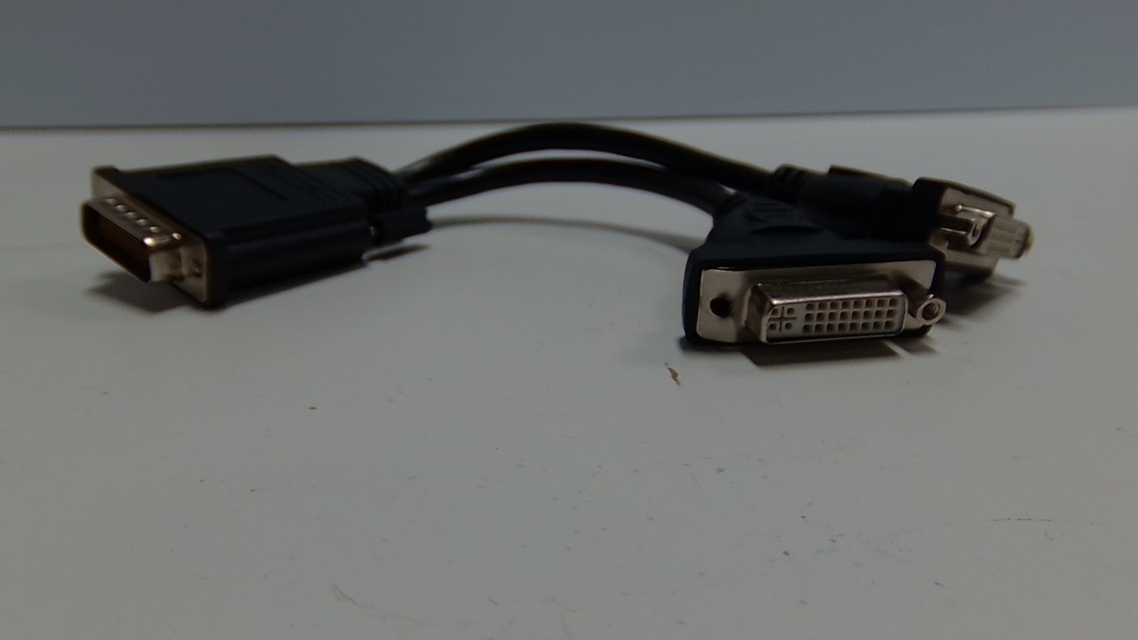 MS-59 to Dual DVI Splitter Y Cable (M to 2x DVI-I F) 1-ft. MS-59 to Dual DVI Splitter Y Cable (M to 2x DVI-I F) 1-ft.