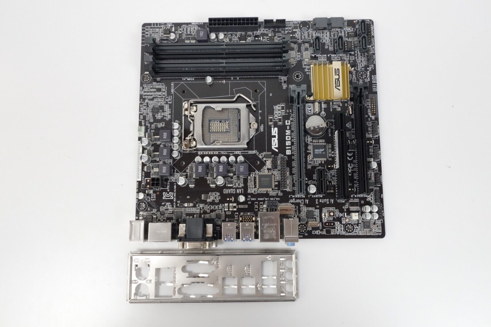 ASUS B150M-C Motherboard Intel B150 LGA 1151 SATA DDR4 Micro ATX + I/O Shield